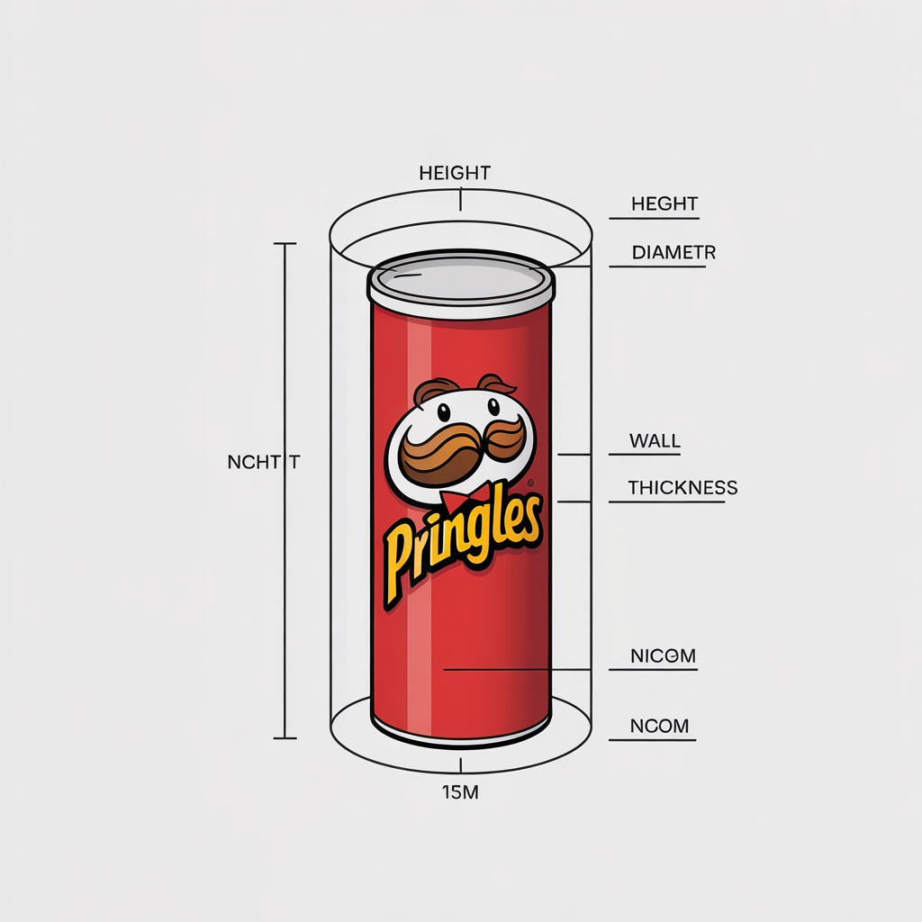 Pringles Can Dimensions