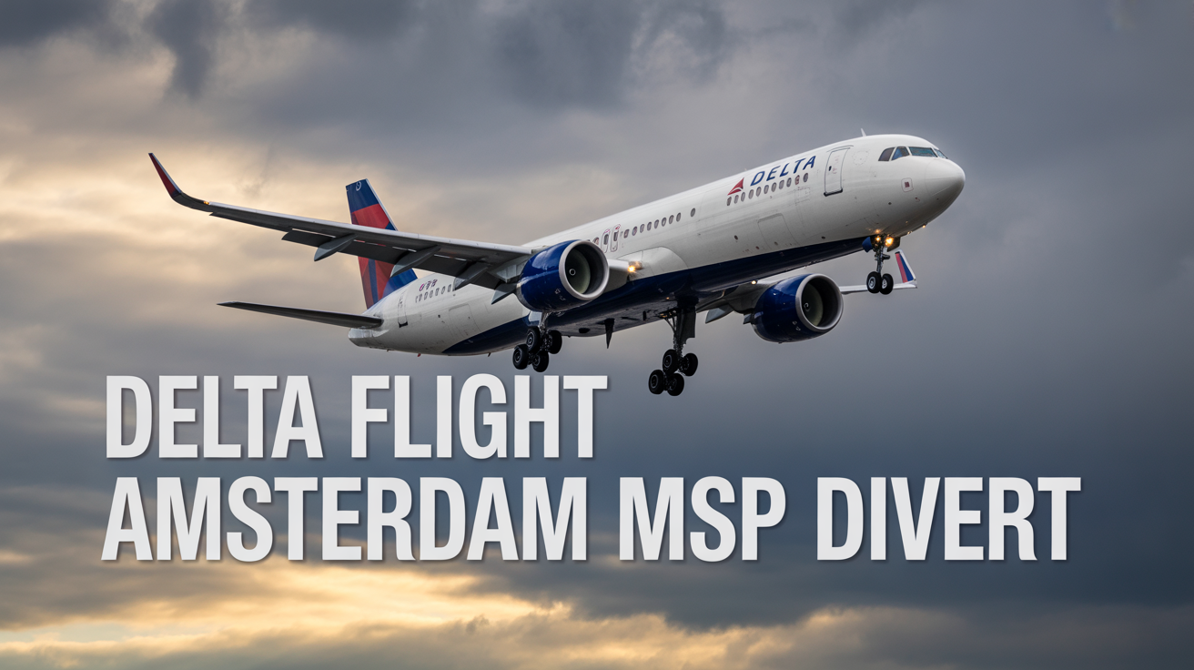 Delta Flight Amsterdam MSP Divert After Severe Turbulence, 25 Injured